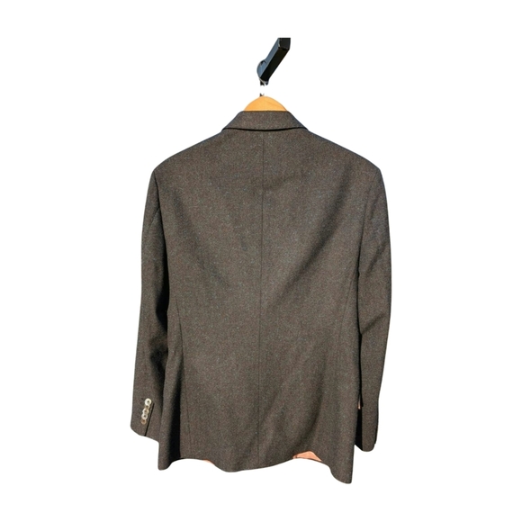 Paul Smith Wool/Cashmere Heathered Navy 2 Button Suit Jacket Size 38R - Picture 6 of 16